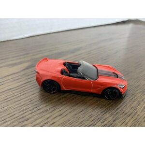 2017 Hot Wheels Corvette C7 Z06 Convertible - Red/Black